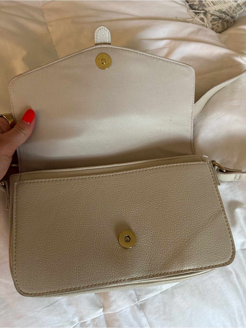 Cream Crossbody Bag - Picture 3 of 6